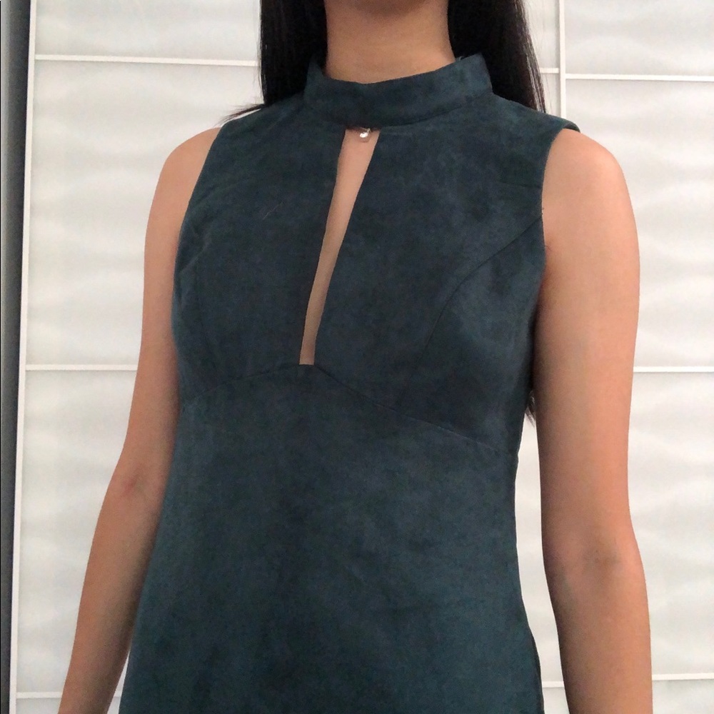 NWT Green BCBG Cutout Mini Dress